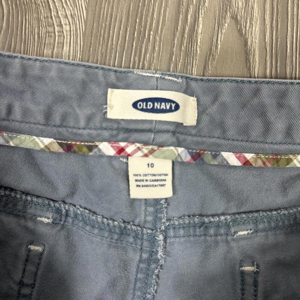 Vintage Old Navy Dusty‎ Blue Cargo Shorts - Picture 3 of 6